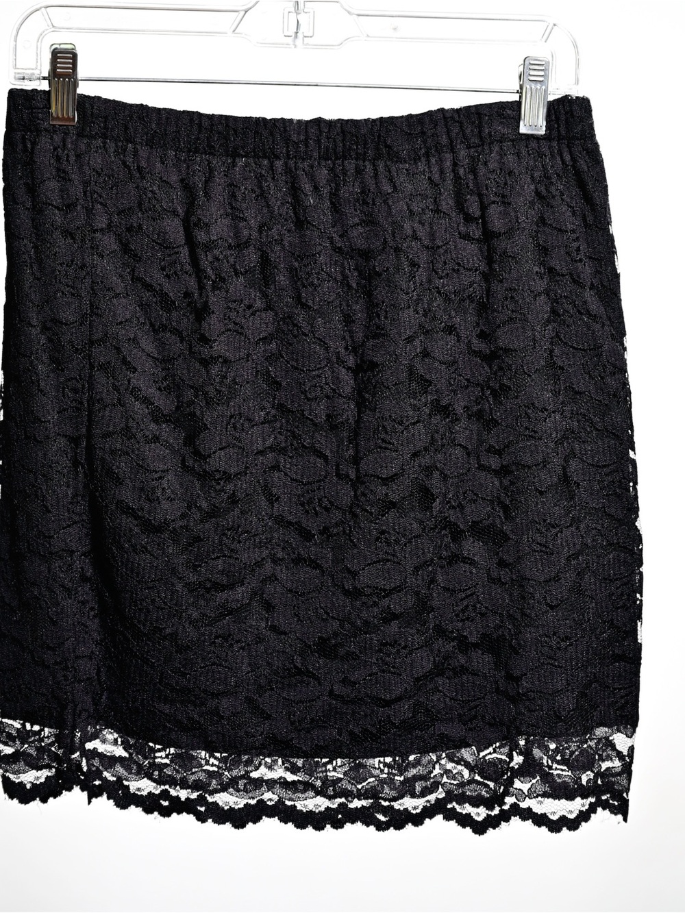 Black Lace Mini Skirt - Women's Classic Lace Skirt